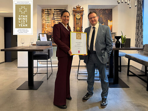 Gold Star 2026 Star Wine List - Wellnesshotel Jagdhof